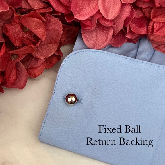 Elegant Round Blue Lapis Lazuli Cufflinks - Picture 14 of 17